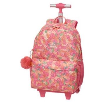 MOCHILETE TUBO COM ALÇAS FLORES