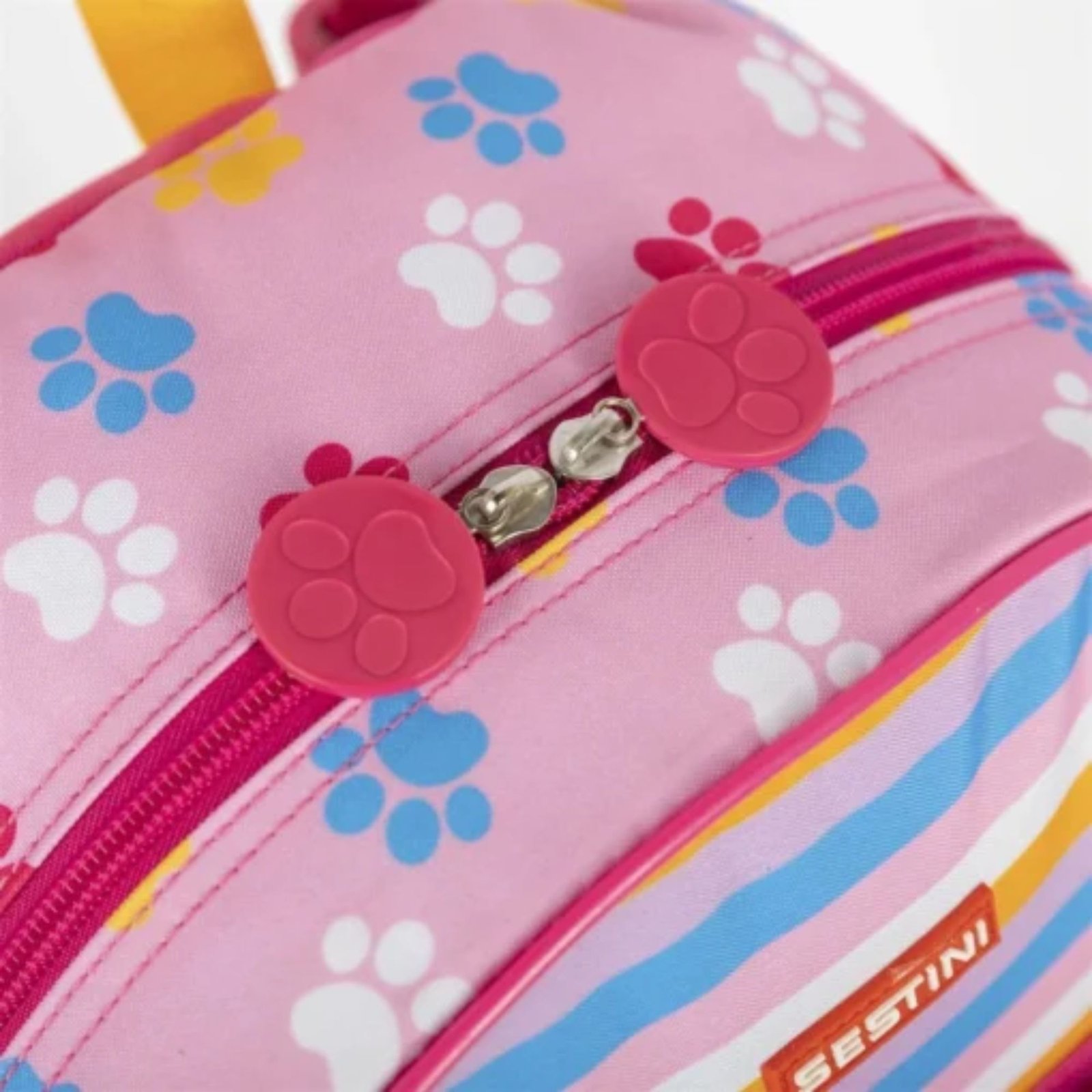 MOCHILETE P GATINHA BRANCA LISTRAS - Imagem 3