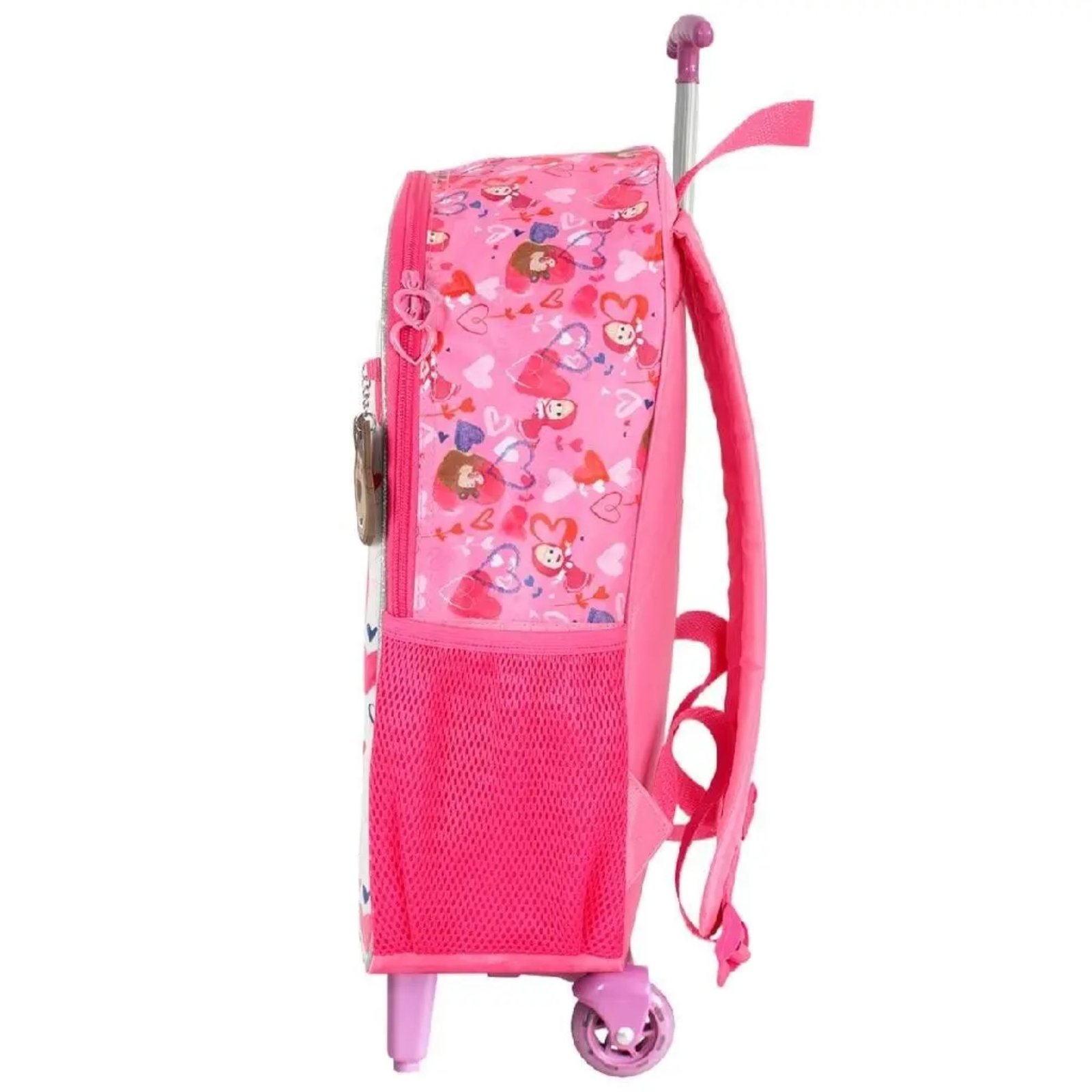 MOCHILETE MASHA E O URSO CORAÇÃO ROSA - Imagem 3