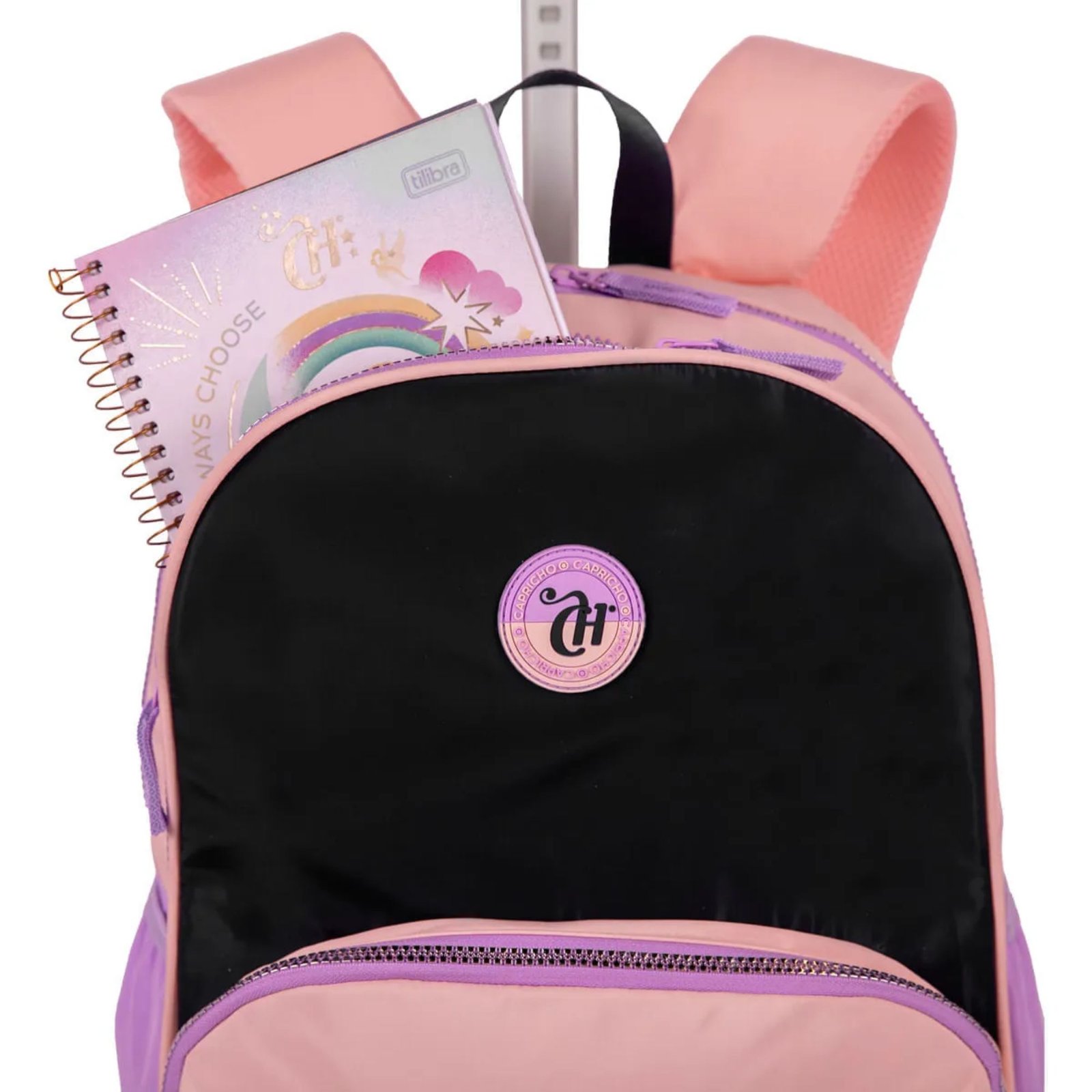 MOCHILETE CAPRICHO BLOCK PÊSSEGO - Imagem 4