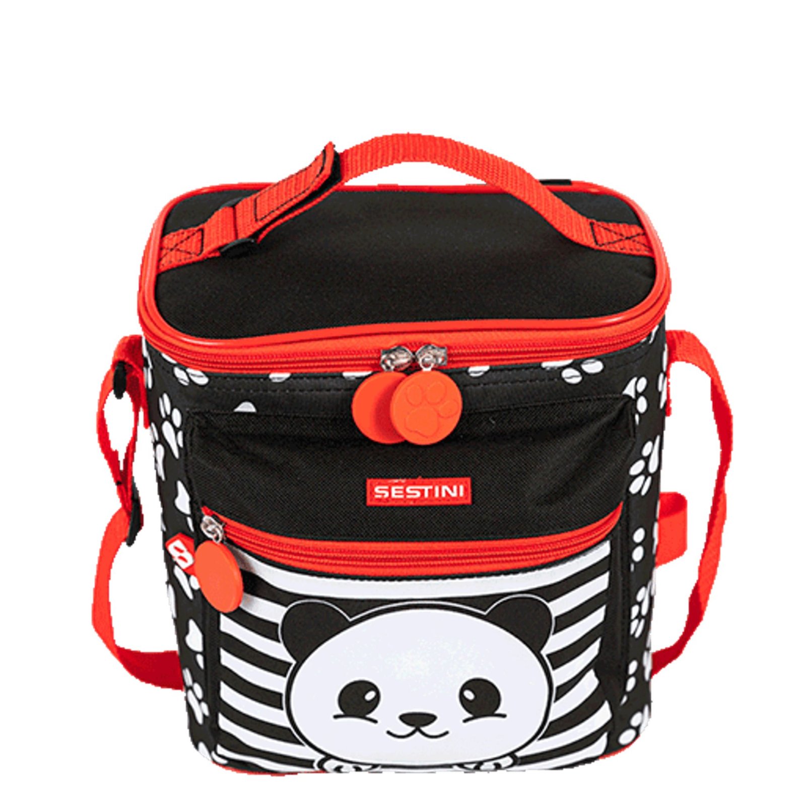 LANCHEIRA KIDS PANDA PRETA