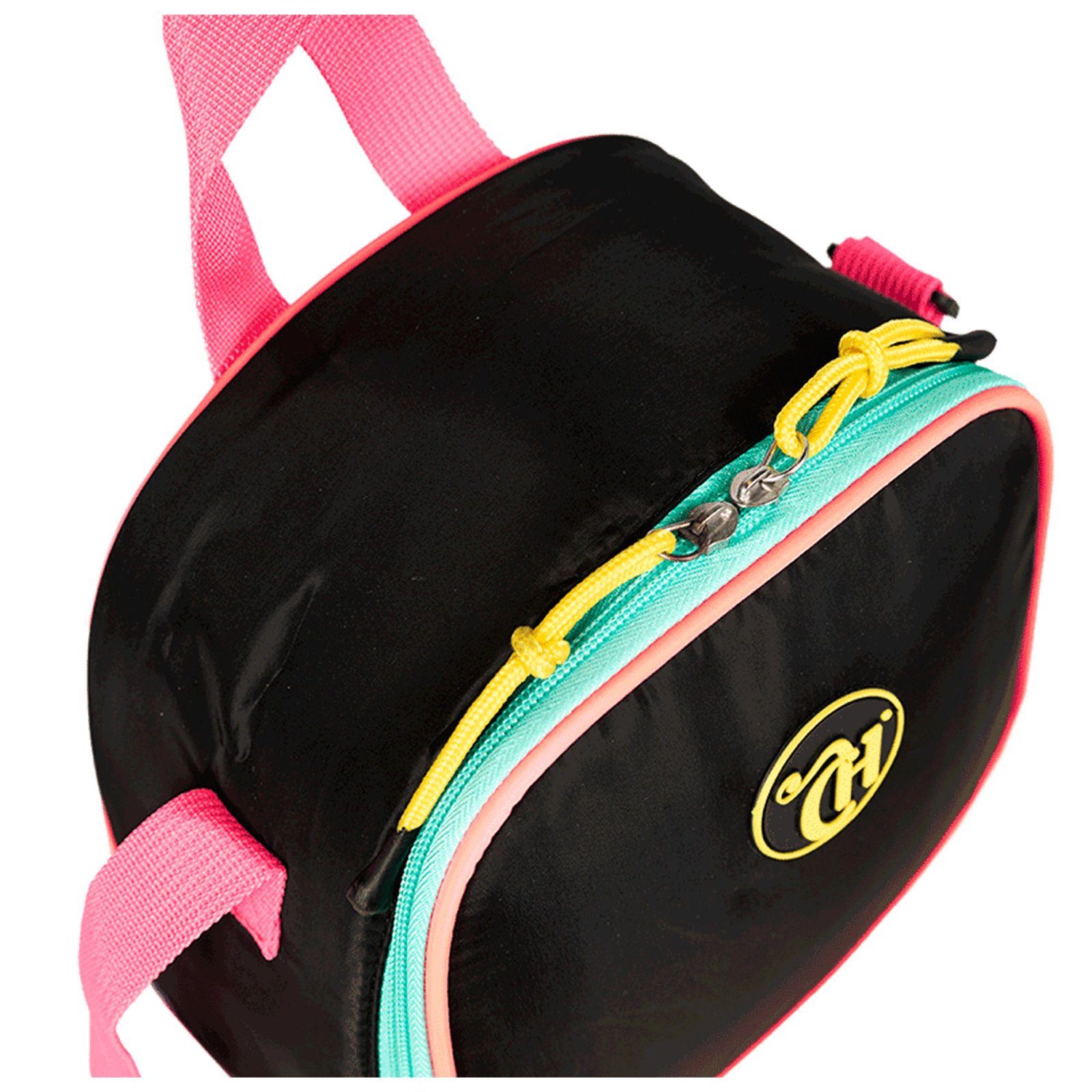 LANCHEIRA CAPRICHO CONTRASTE PRETA/ROSA - Imagem 6