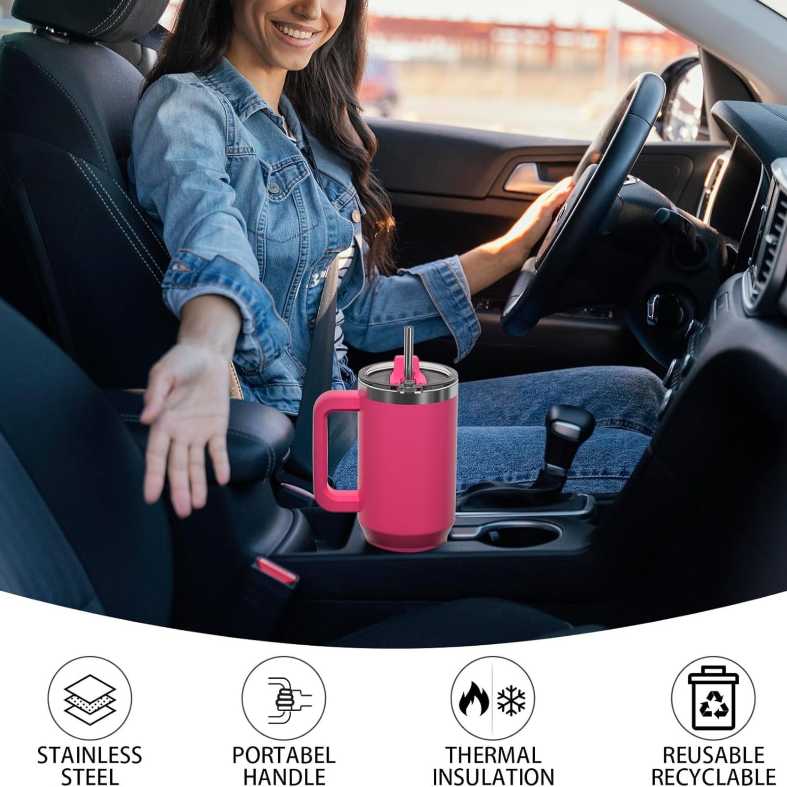 COPO BIN BA 891ML PINK - Imagem 5