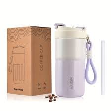 COPO DE CAFÉ 550ML-BRANCO COM LILÁS