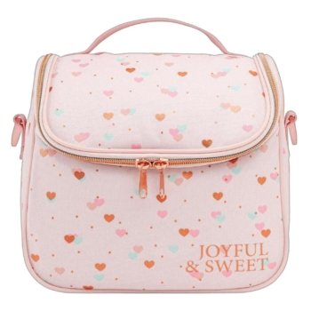 LANCHEIRA ACADEMIE CORACÃO ROSA