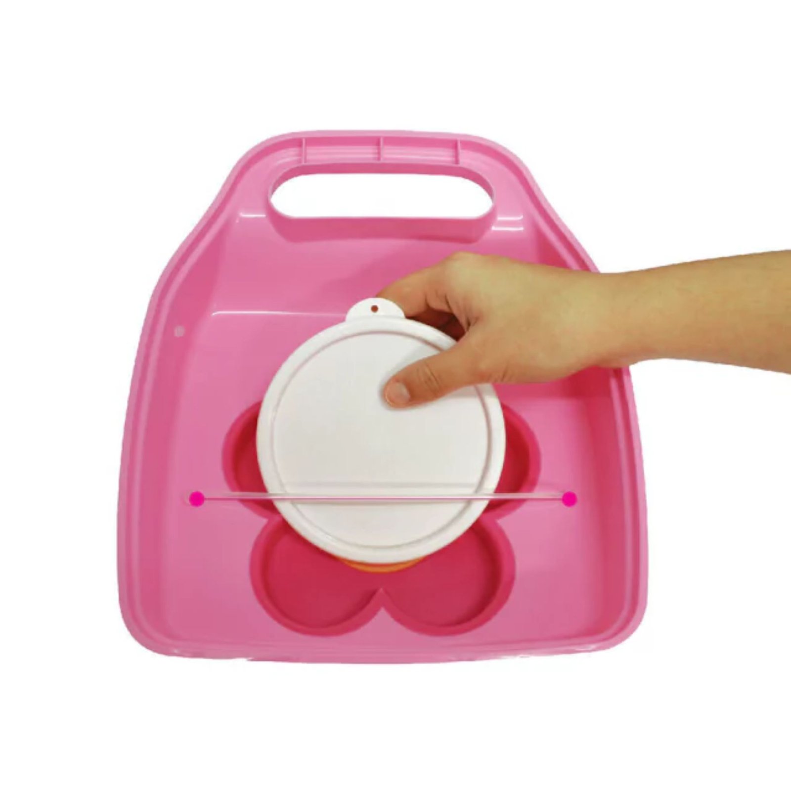 LANCHEIRA FLOR COM POTE - Imagem 3