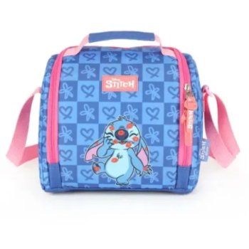 LANCHEIRA STITCH BEIJO AZUL