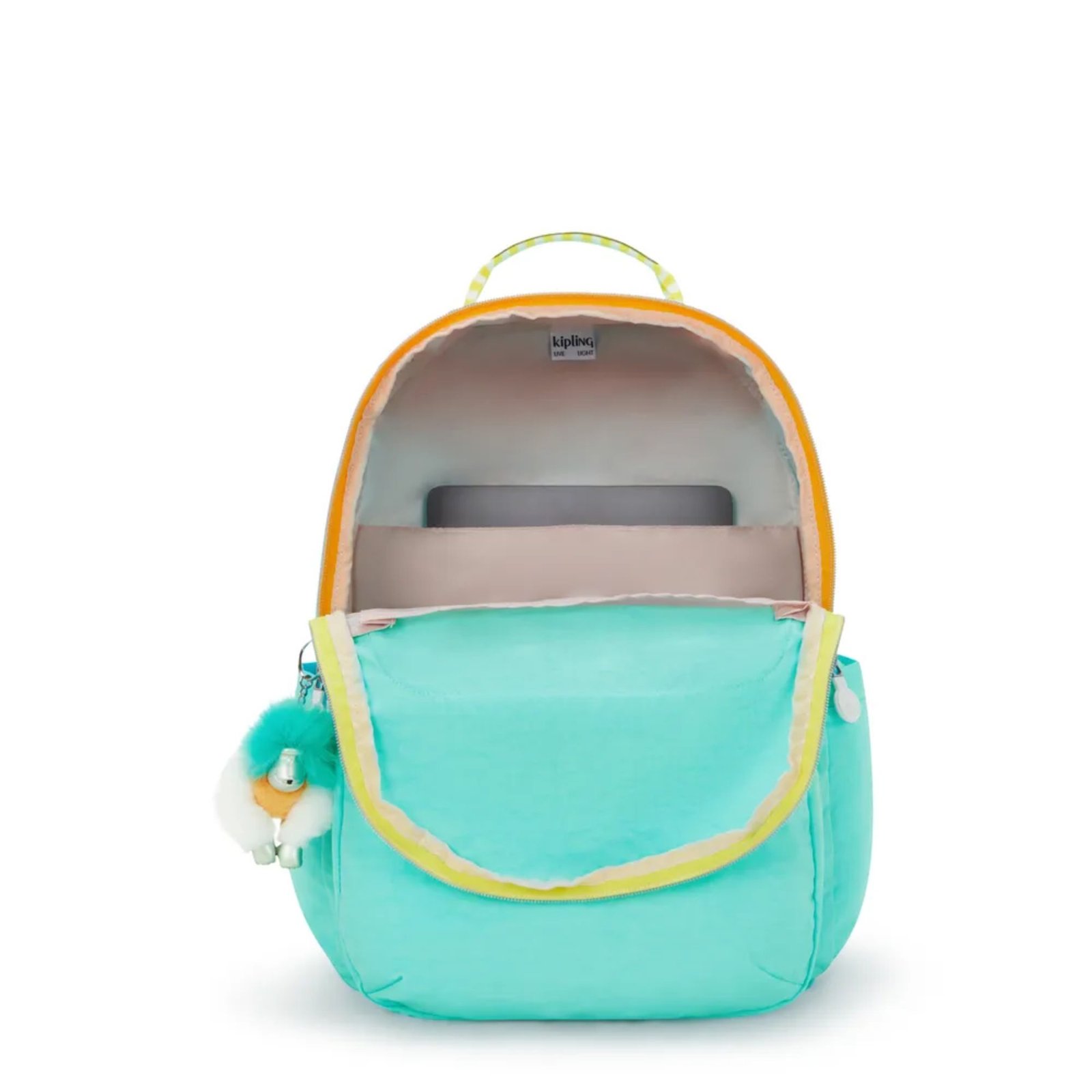 MOCHILA SEOUL TYFANI DETALHE LARANJA - Imagem 3