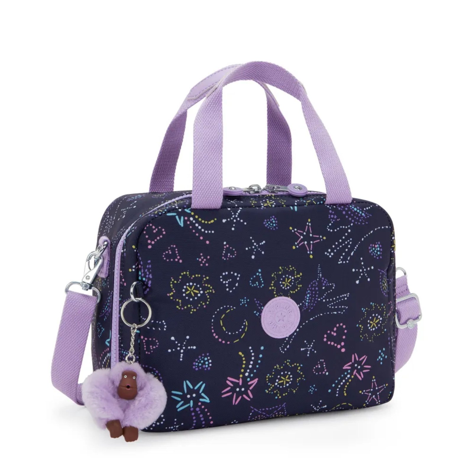 LANCHEIRA MIYO AZUL E PONTOS COLORIDOS - Imagem 4